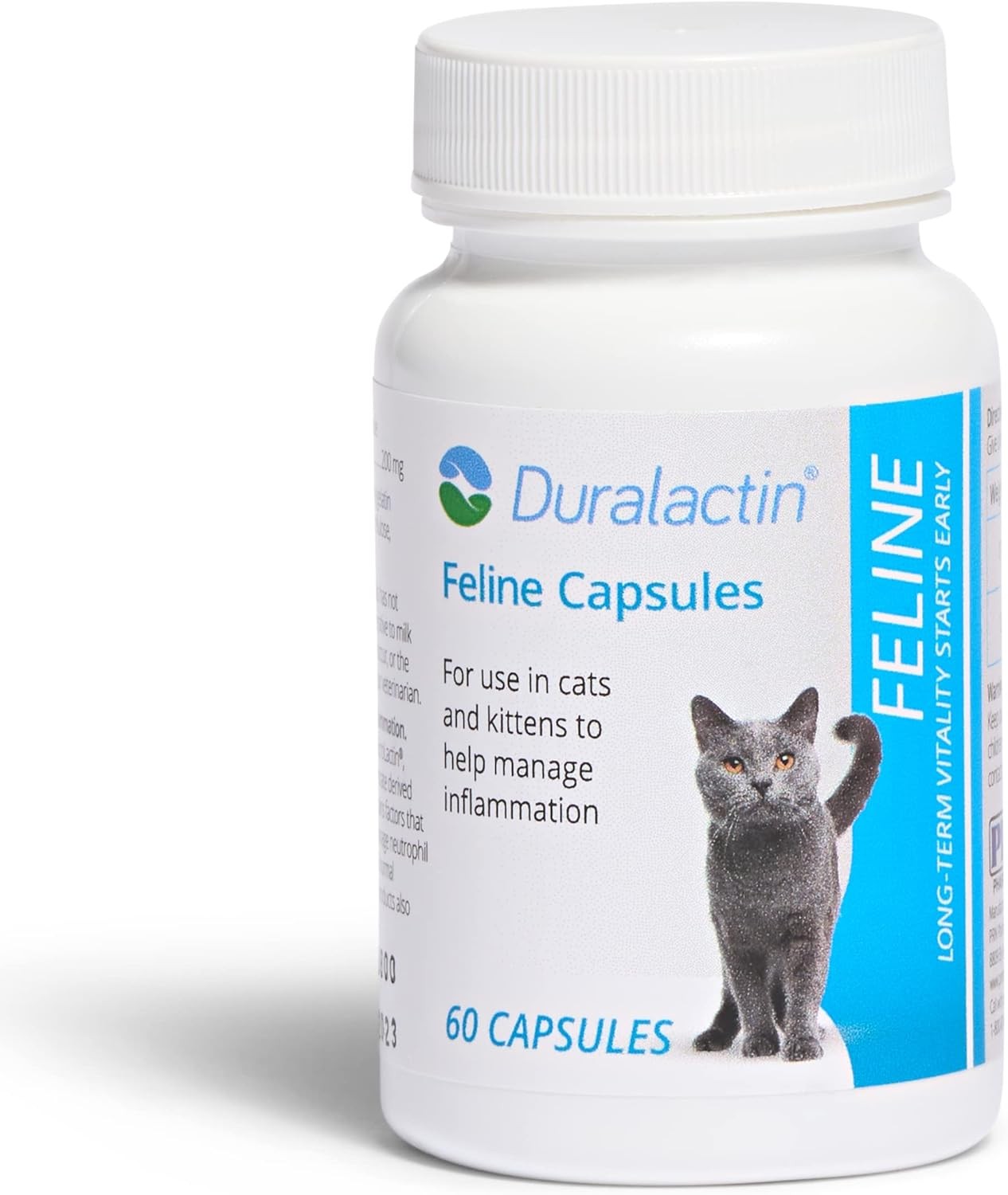 Duralactin Cat Inflammation Management Capsules - 60 Capsule...