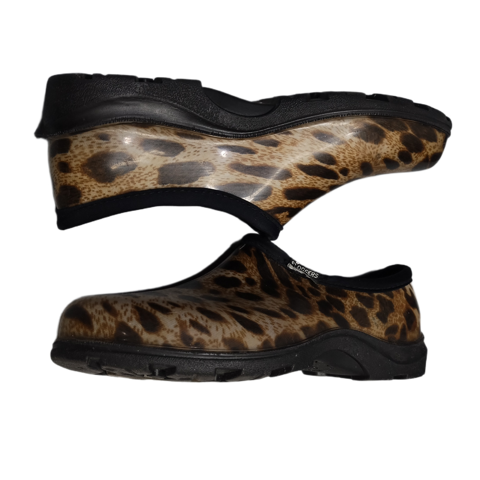 Sloggers Garden Shoes Women Size 9 Leopard Print Waterproof...