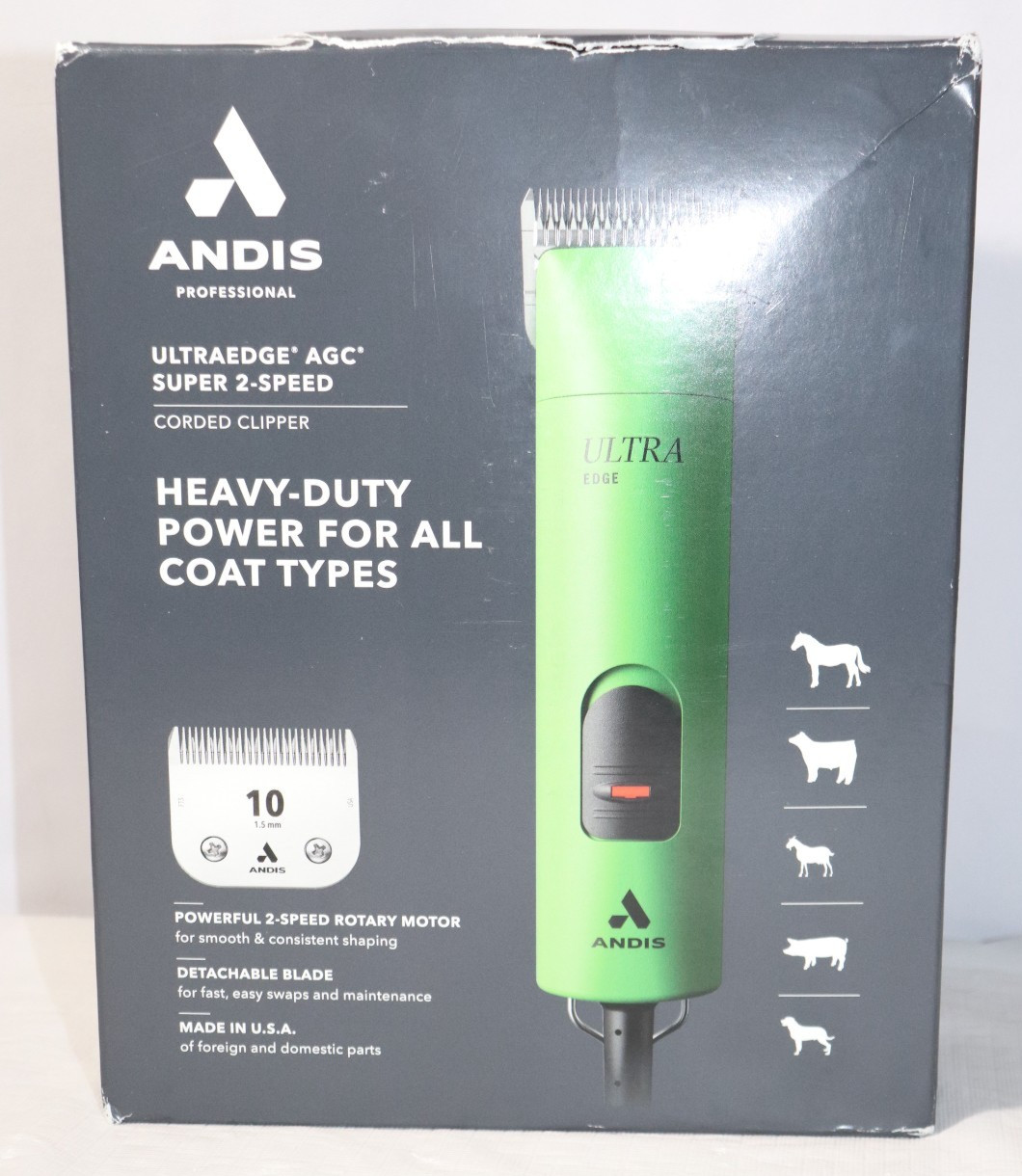 Andis UltraEdge AGC2 Super 2-Speed Pet Clipper for Dogs Cats