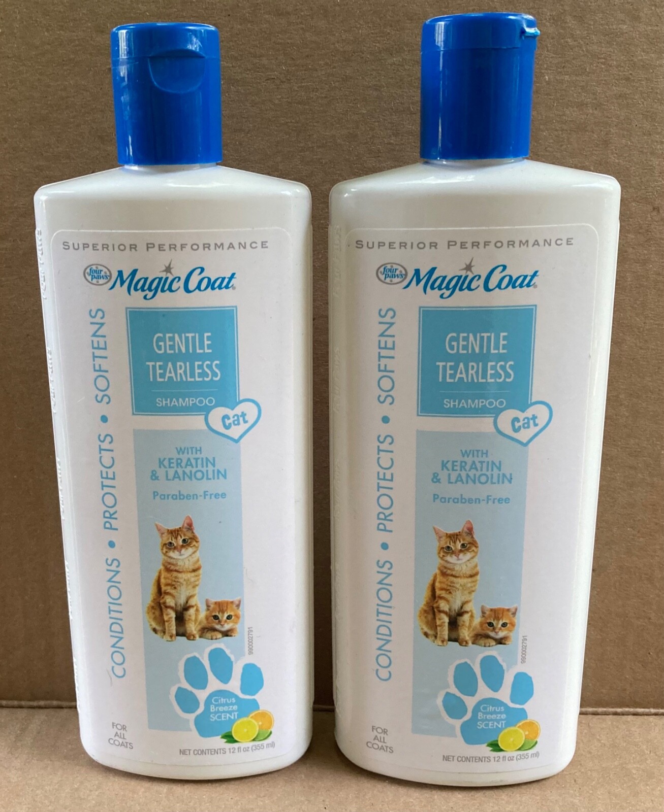 Four Paws Magic Coat Cat Kitten Gentle Tearless Citrus Breez...