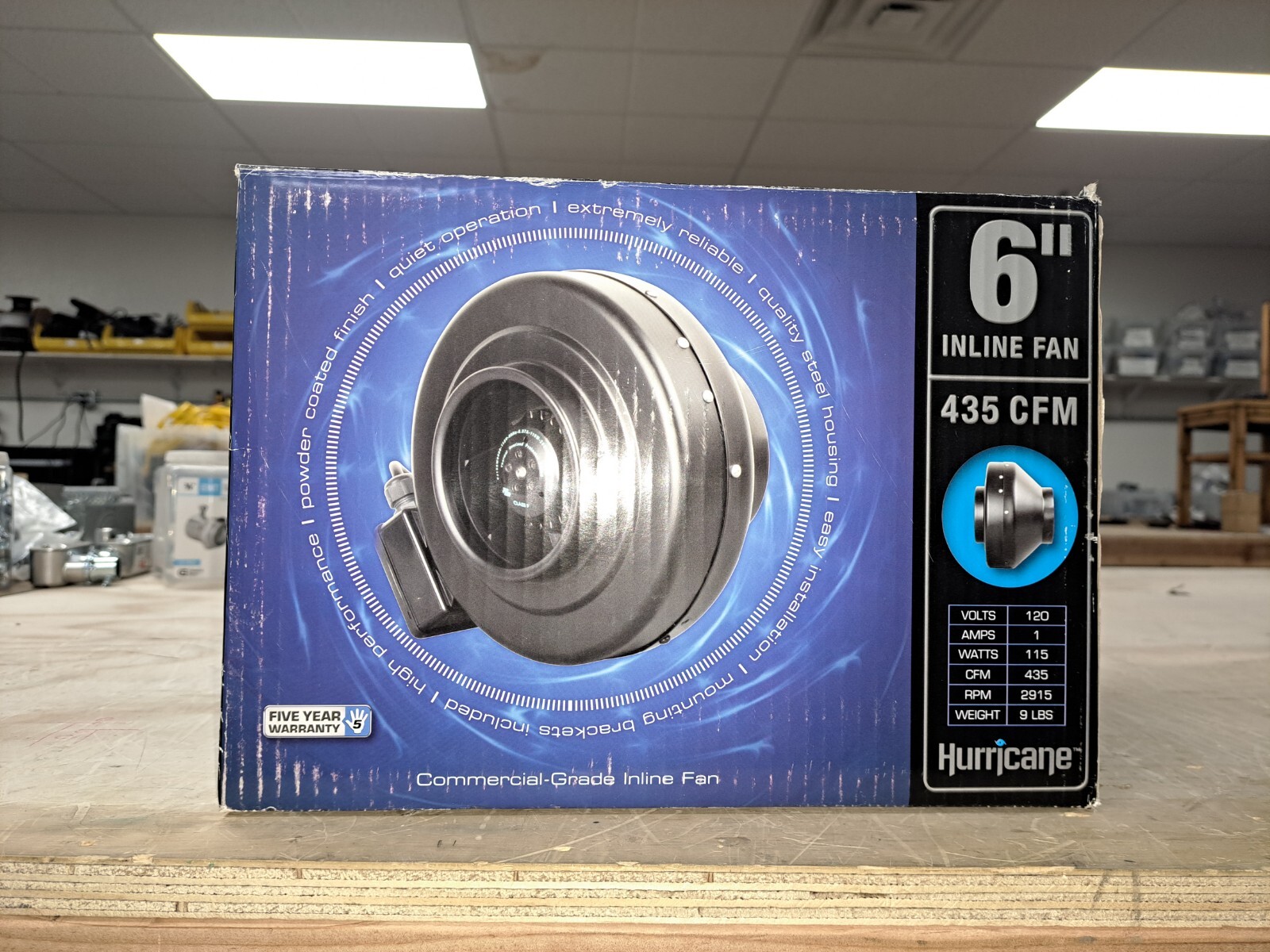 Hurricane Inline Fan - 6 Inch, 435 CFM
