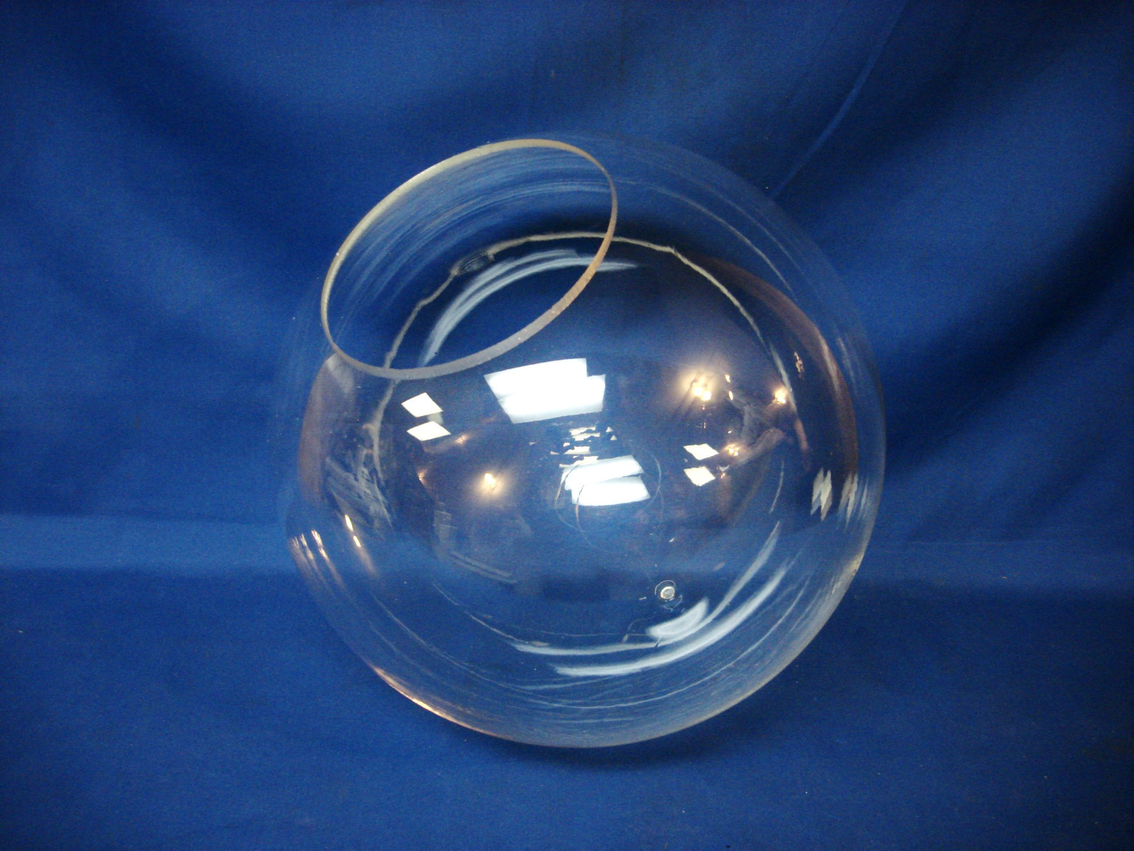 Acrylic Globe Lamp Light Fixture - 12" Clear Round Design -...