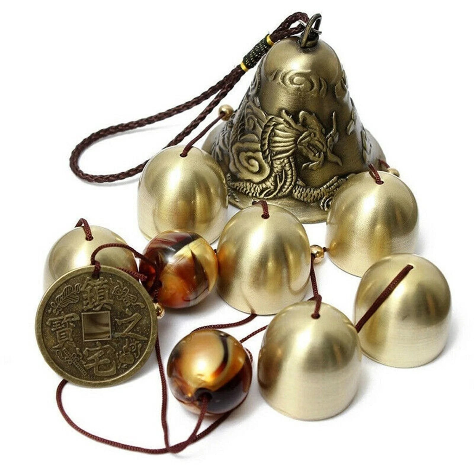 Copper Bell Wind Chimes – Outdoor Garden Decor
