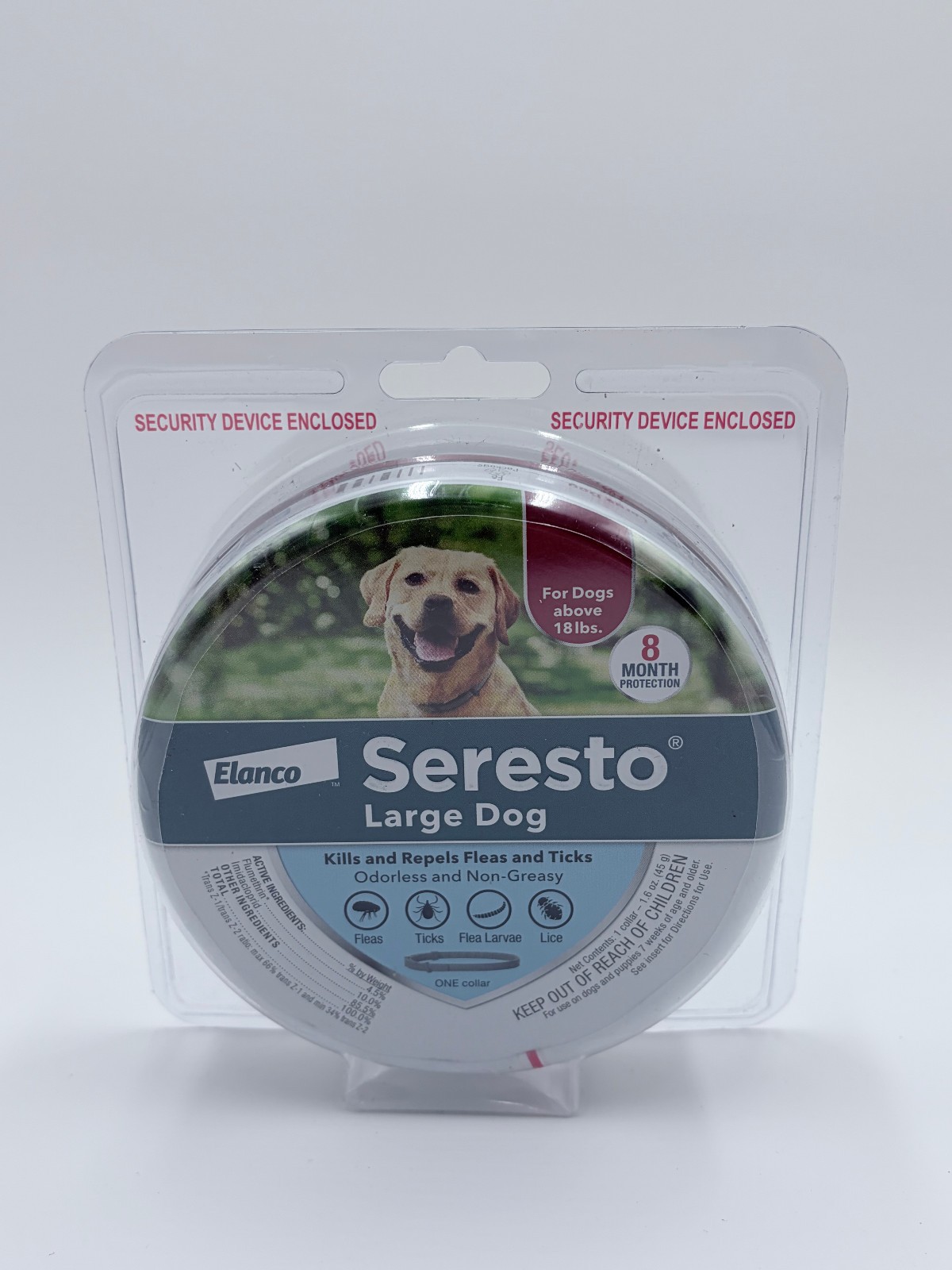 Seresto Flea Tick Collar for Large Dogs (Over 18 lbs) - 8 Mo...