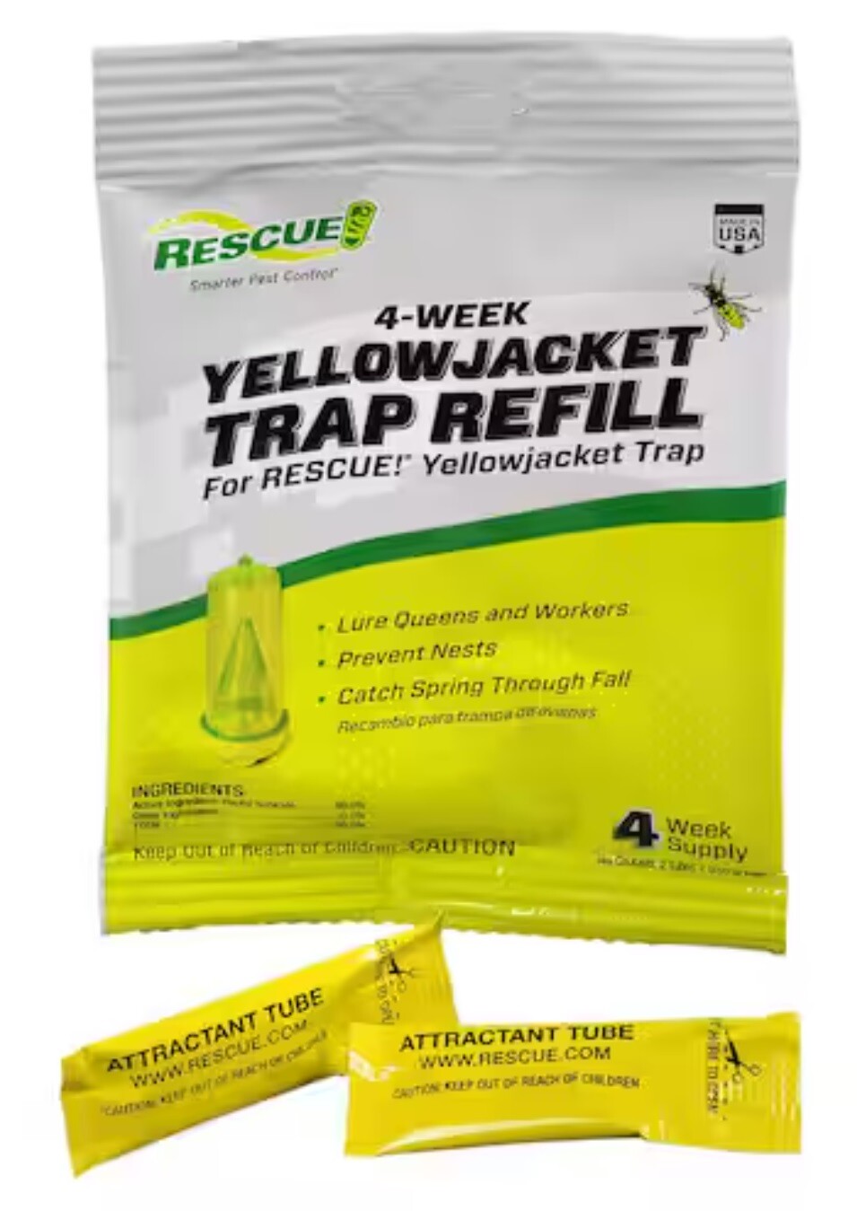 Yellowjacket Trap Refill - 4 Week Attractant Lure - YJTA-DB1...