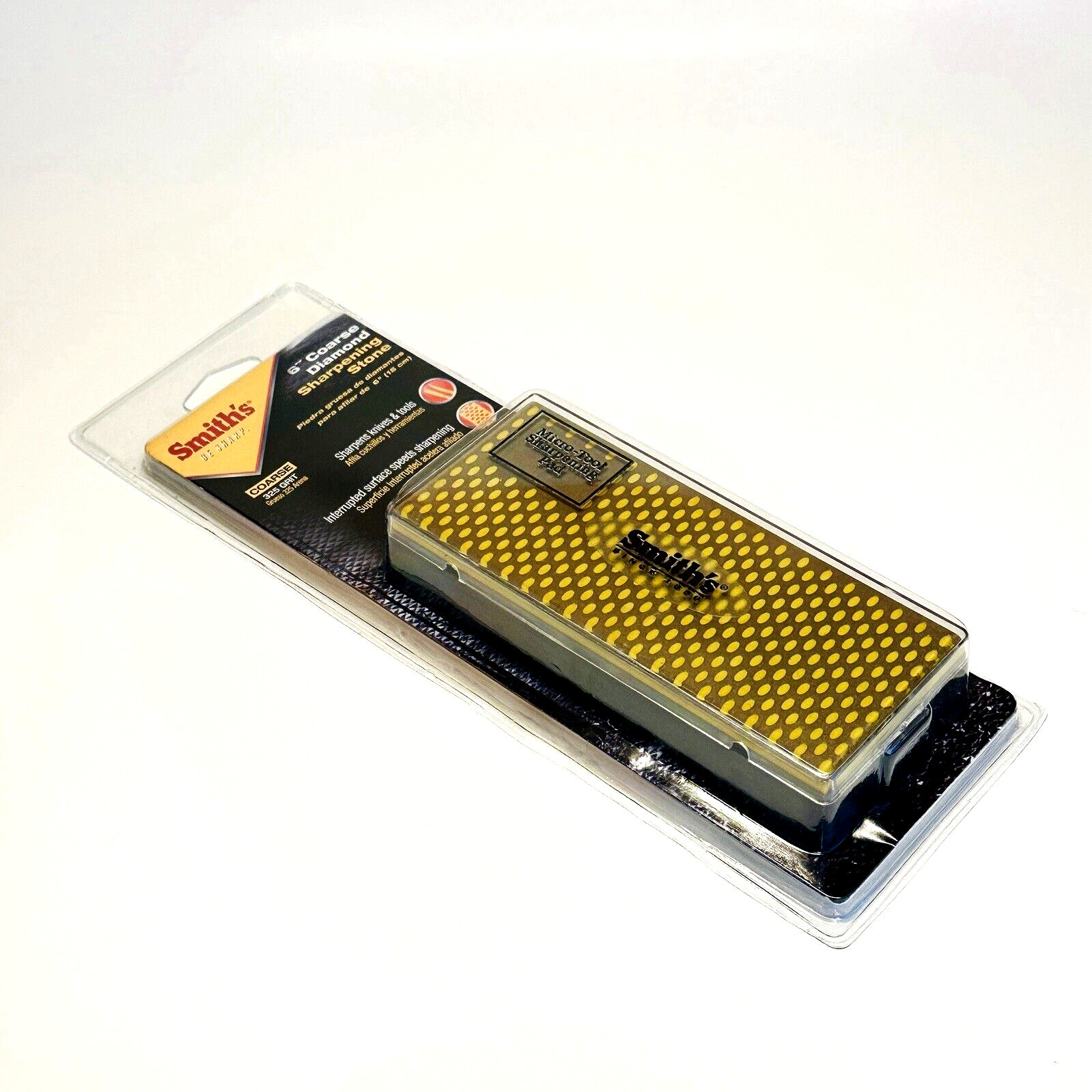 Smith's Diamond Bench Stone 6" Coarse 325 Grit Sharpening Pa...