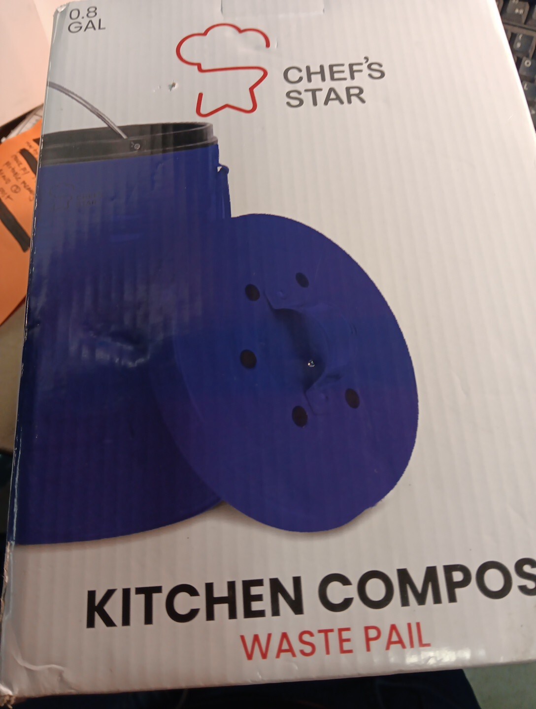 Chef's Star Indoor Kitchen Compost Bin