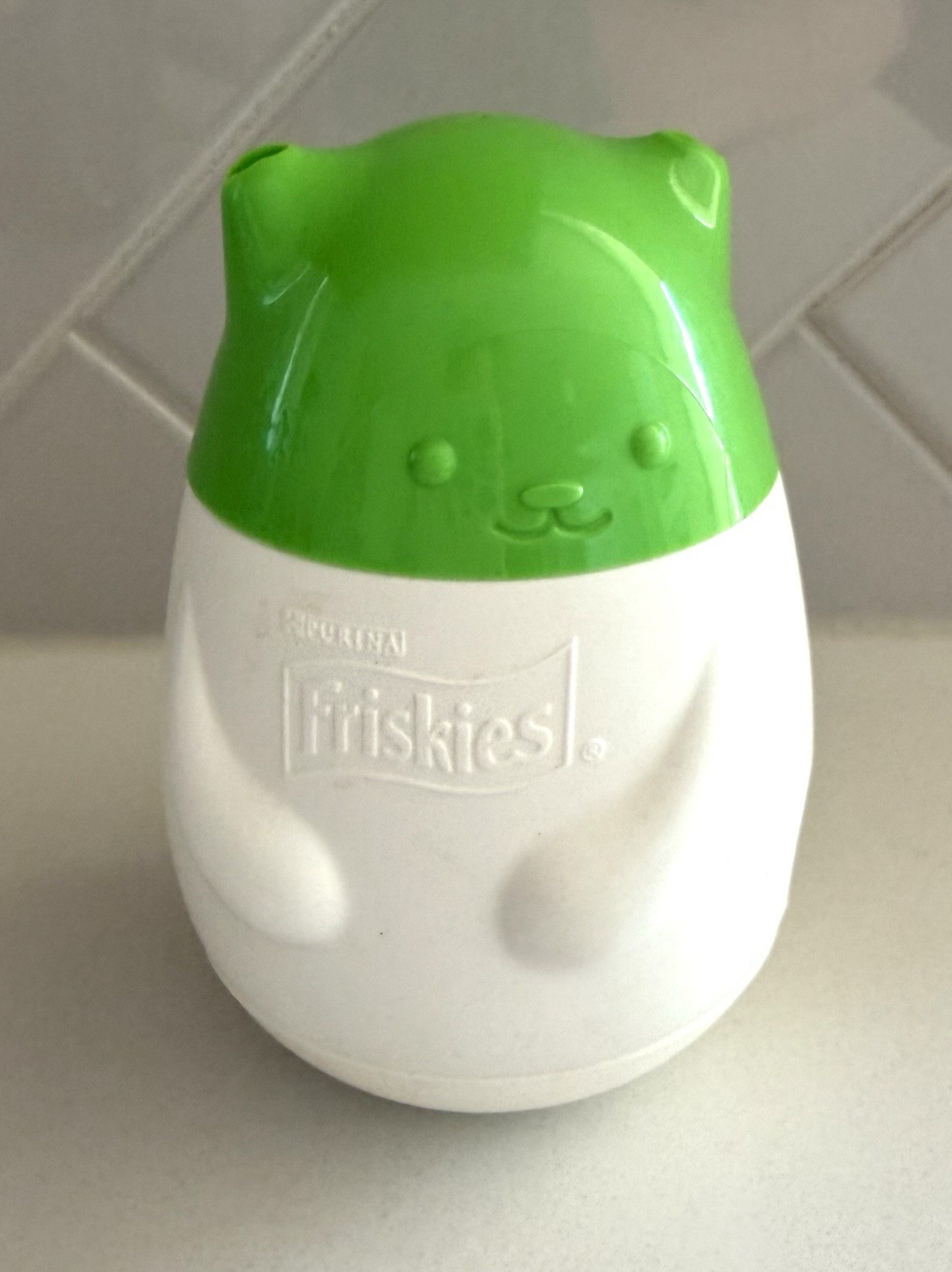 Purina Friskies Pull 'N Play Cat Treat Dispenser Toy Wobbles...