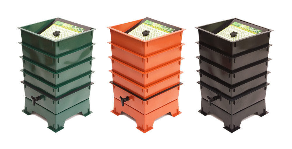 Worm Factory 360 Composter Kit - Red Wiggler Worms Included