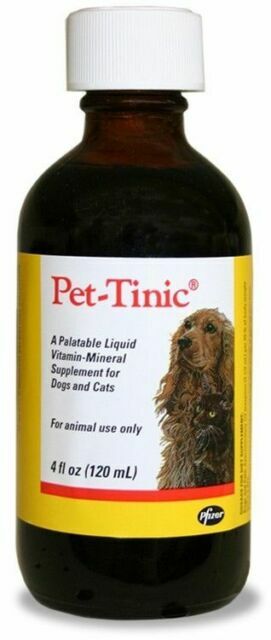 Pfizer Pet-Tinic Liquid Vitamin Mineral Supplement for Pets...