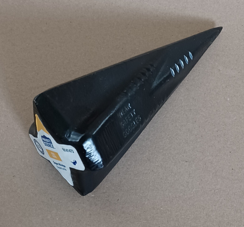 Super Wedge Firewood Splitter - 4 lb Steel Split Log Splitte...
