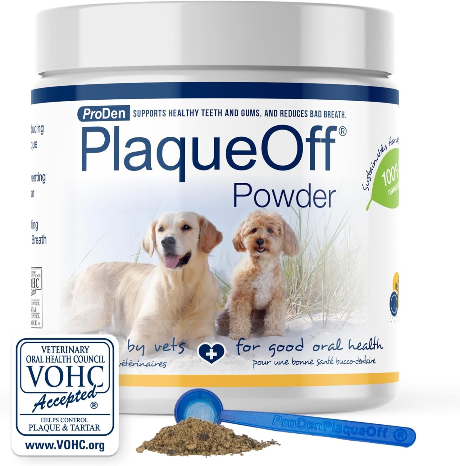 ProDen PlaqueOff Powder for Dogs and Cats - 6.4 Oz. 180g
