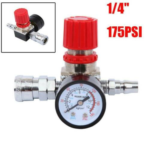 Air Pressure Regulator for Air Compressor System 1/4" 175PSI...