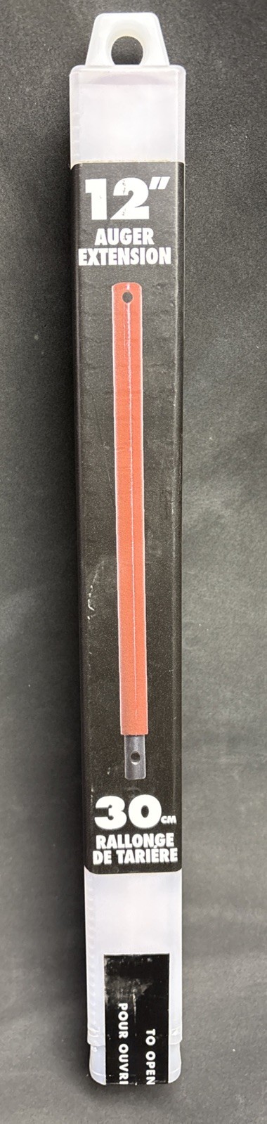 Earthquake Auger Extension 12 Inch Power Auger Red
