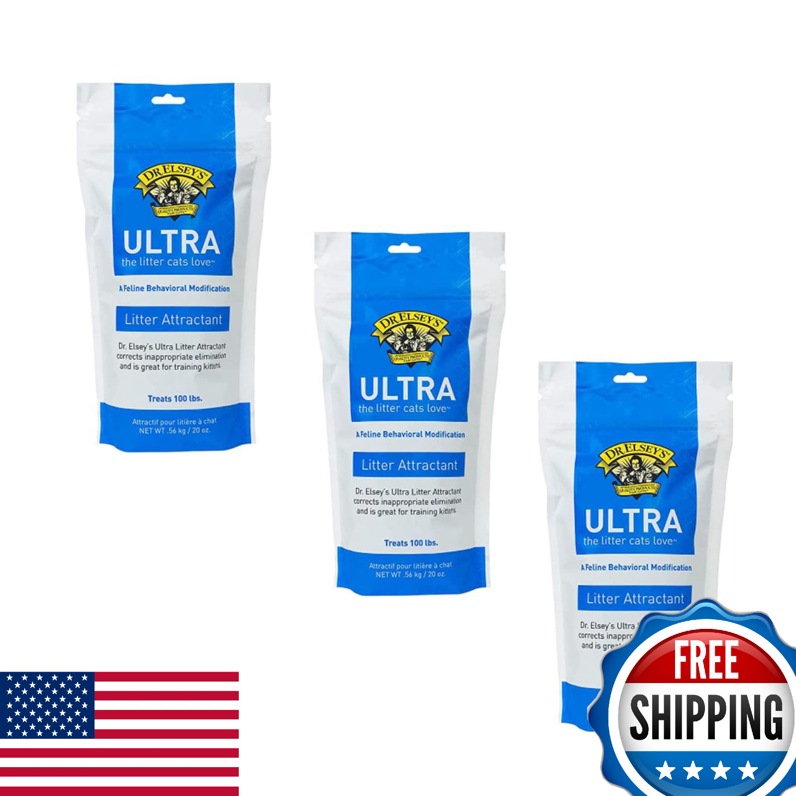 Dr. Elsey's Precious Cat Ultra Litter Attractant - 3 Pack, 2...