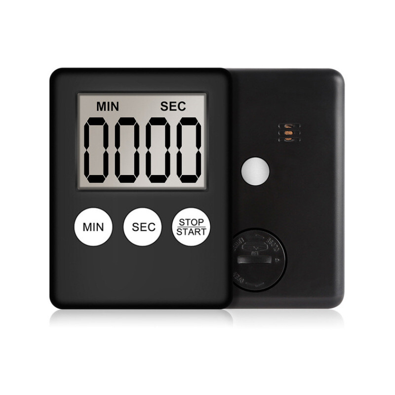 Kitchen Timer, Large LCD Digital, Loud Alarm, Magnetic