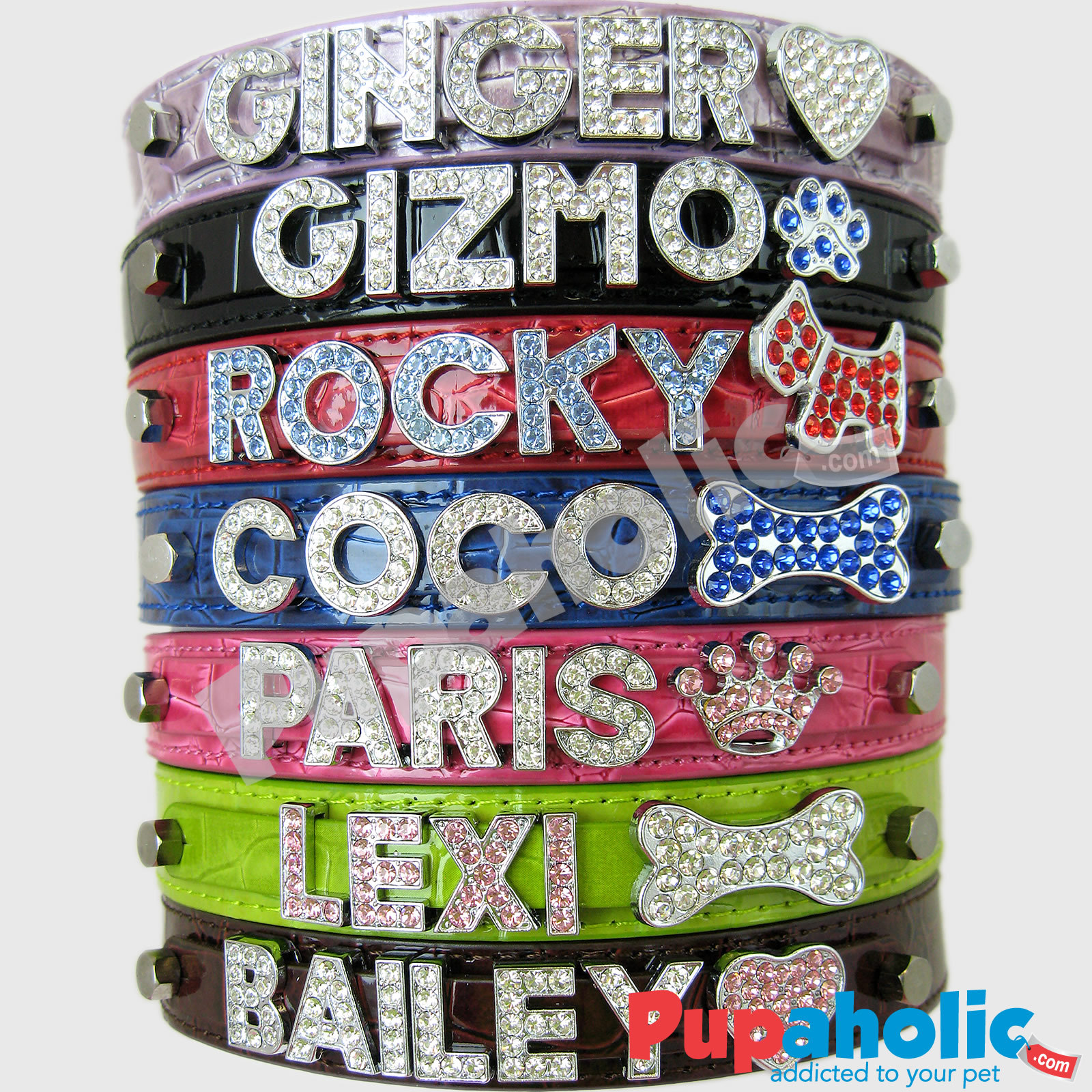 Croc Personalized Pet Collar (XS-L)