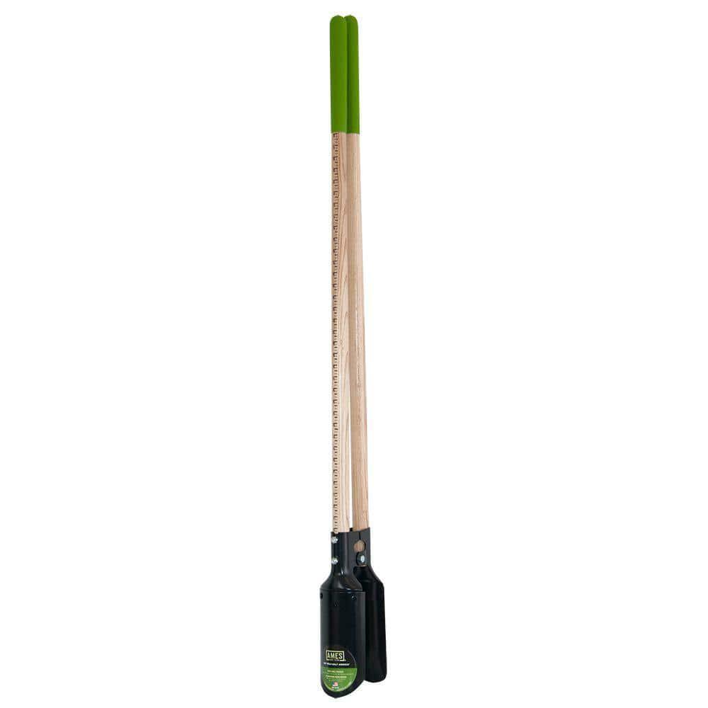 Ames Post Hole Digger Steel Blade Hardwood Grips