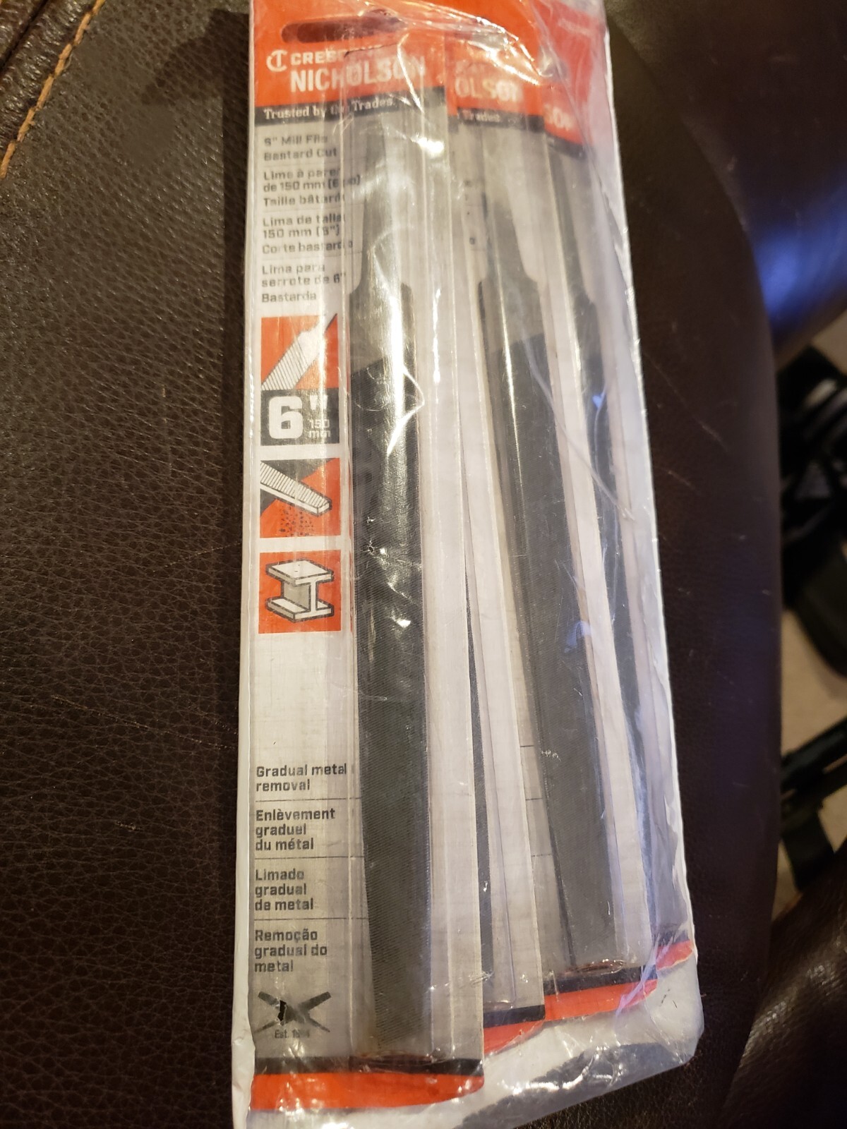 Crescent Nicholson 21825NN 6" Mill Files Bastard Cut Pack of...