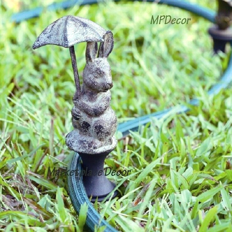 SPI Home Garden Umbrella Stake Guide for Bunny Rabbit Protec...