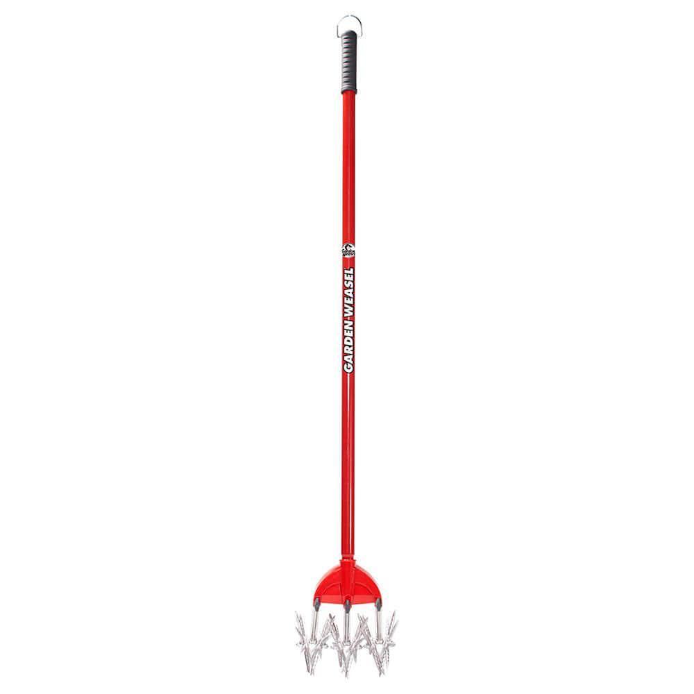 Garden Weasel Rotary Hand Cultivator - 54.5" Manual Carbon S...
