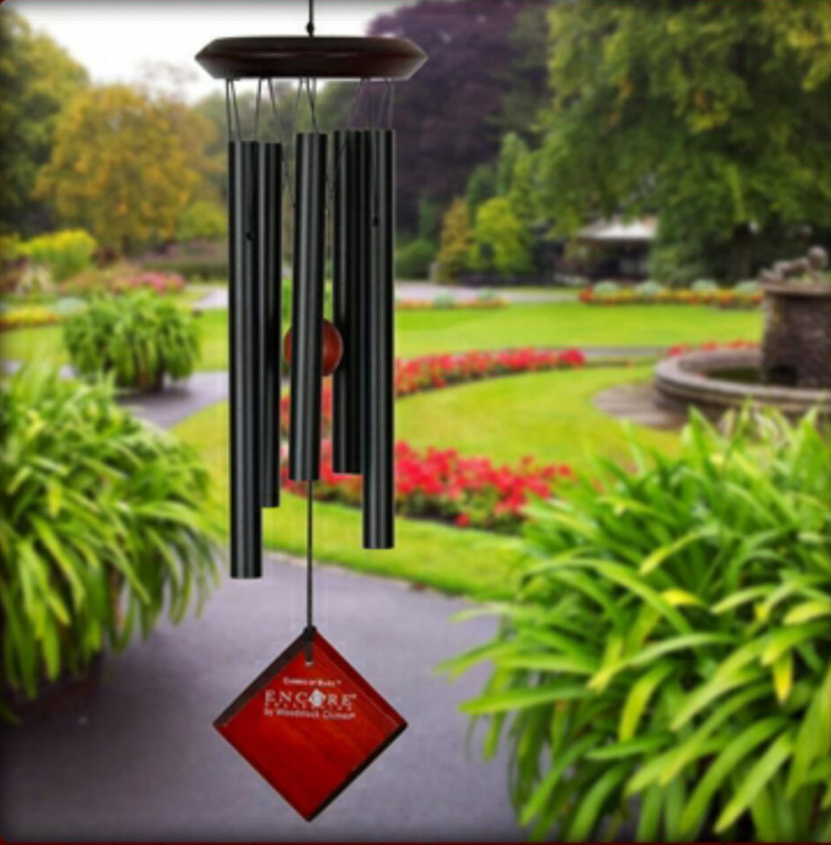 Woodstock Chimes of Mars Black Wind Chime - Musically Tuned...