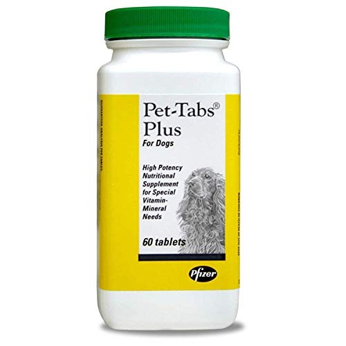 Pet Tabs Plus Advanced Formula Vitamin Supplement - 60 Count...