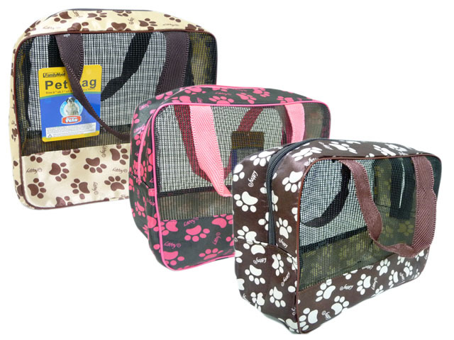 Pet Carrier Soft Sided Cat & Dog Travel Bag, 9" x 8.7" x 4"