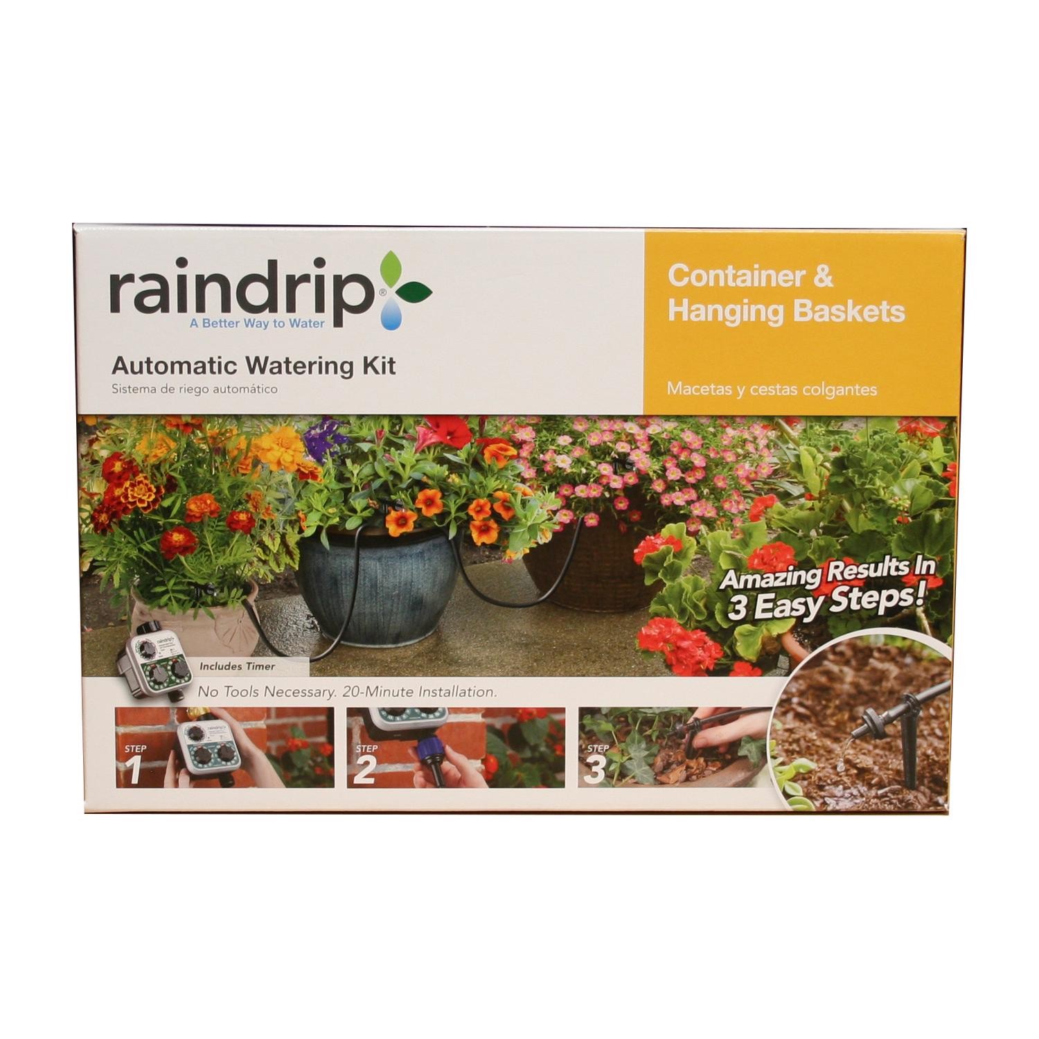 Raindrop R560DP Automatic Watering Container & Basket Kit