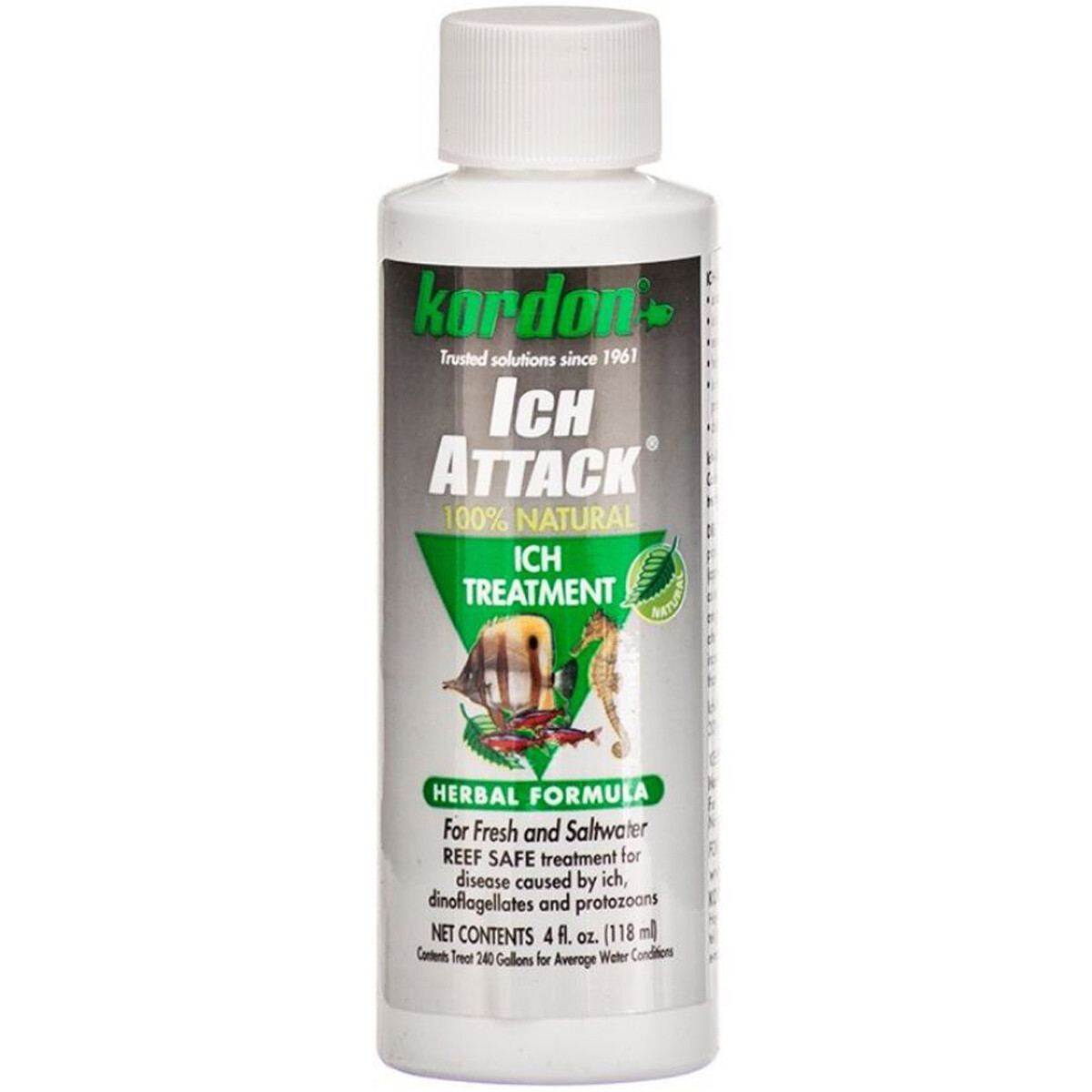 Kordon Ich Attack Reef Safe Treatment - Natural Formula