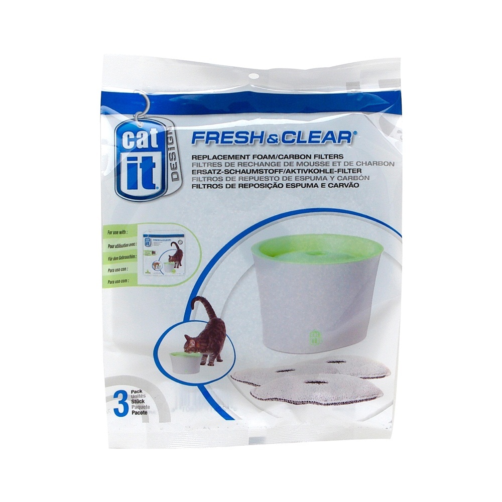 Catit Small Drinking Fountain Replacement Filters 50053 & 55...