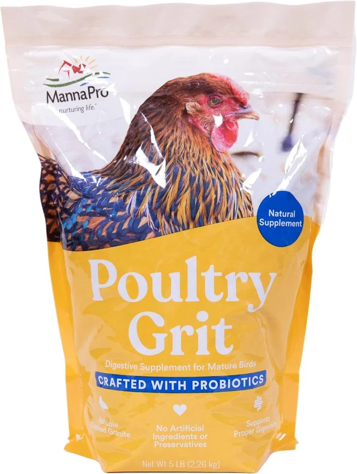 Poultry Grit 5lb With Probiotics Digestive Support