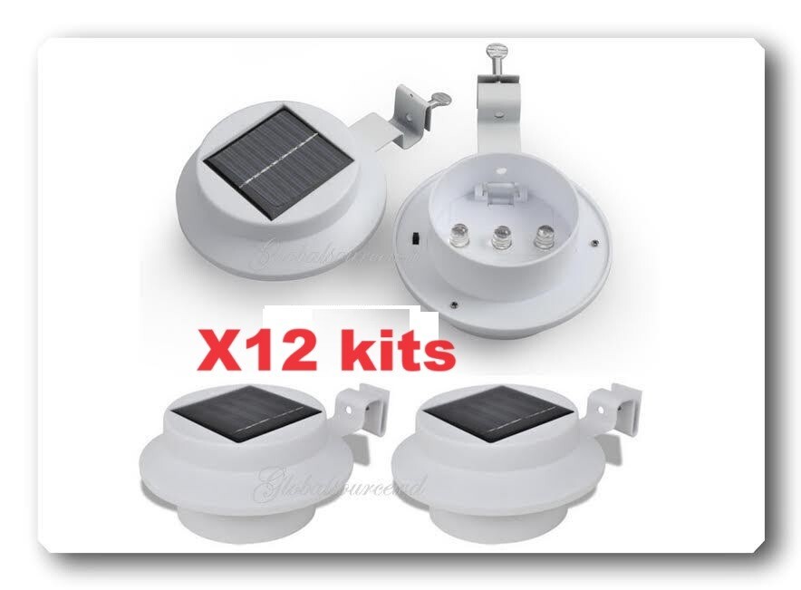 Outdoor Solar Garden Path Lights - 3 LED Kits - Landscape Mo...