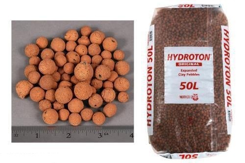 Hydroponic Clay Pebbles - 4 Liters Expandable Rocks - Low Co...