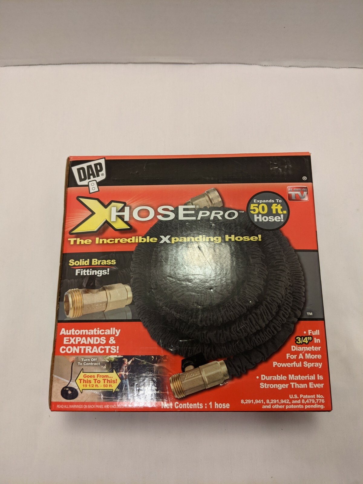 DAP XHOSE PRO 50' Expandable Hose, 3/4 Inch Diameter