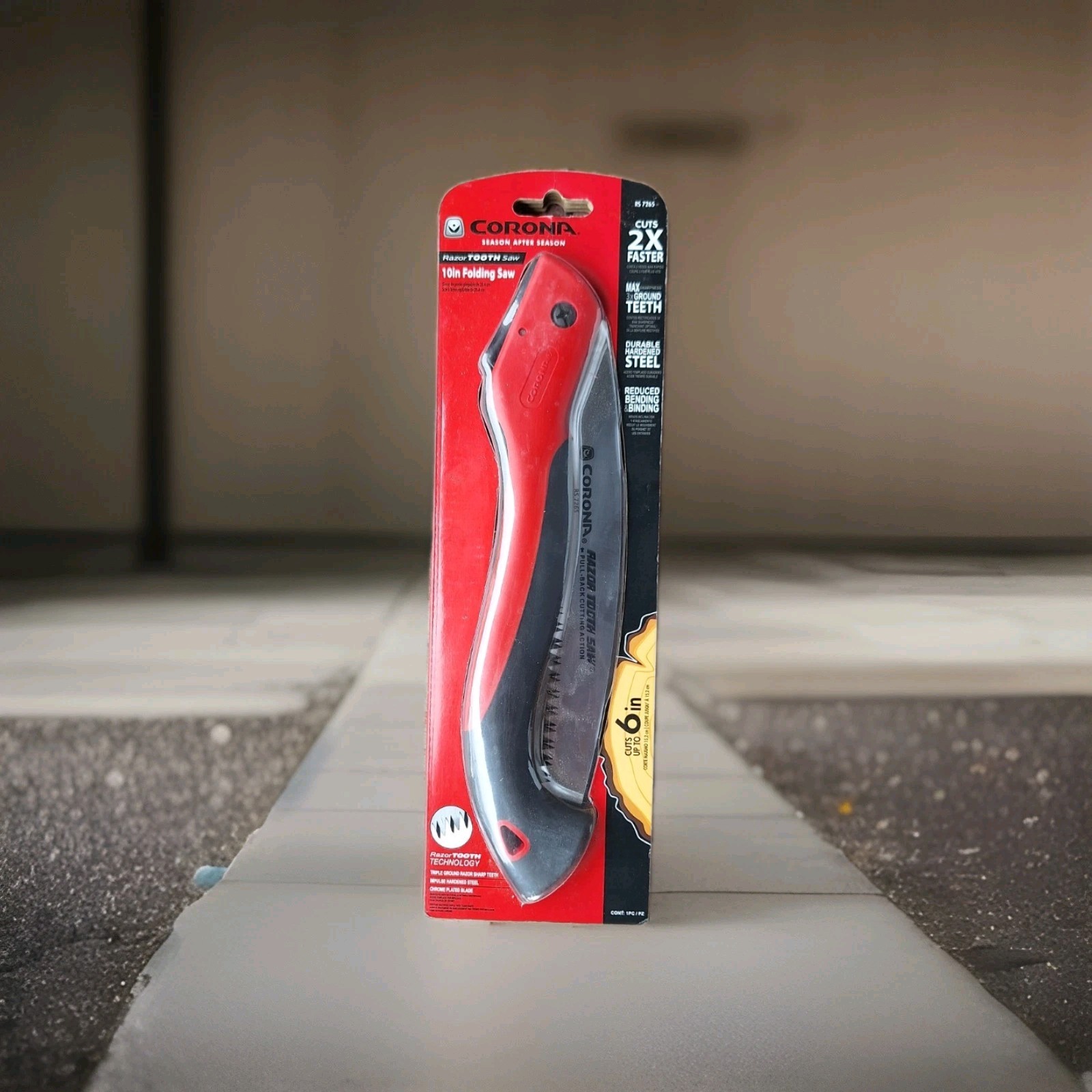 Corona Razortooth RS7265 Folding Pull Saw Steel Blade, 10 In...