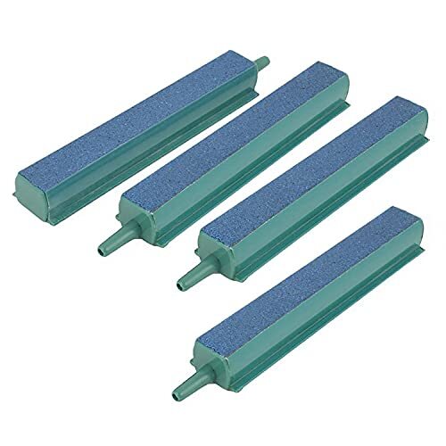 4 Pcs 4 Inch Bubble Release Mineral Blue Airstones For Fish...