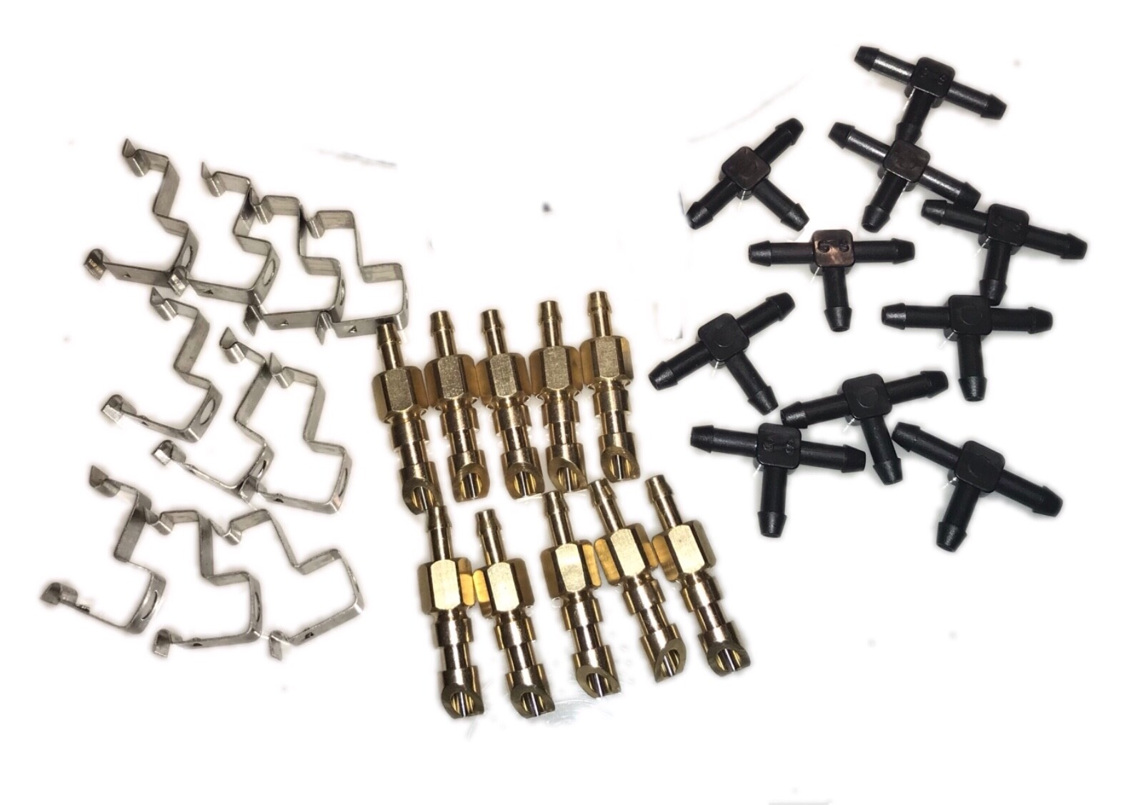 Brass Rabbit Nipple Automatic Feeder Kit - 10 Pieces