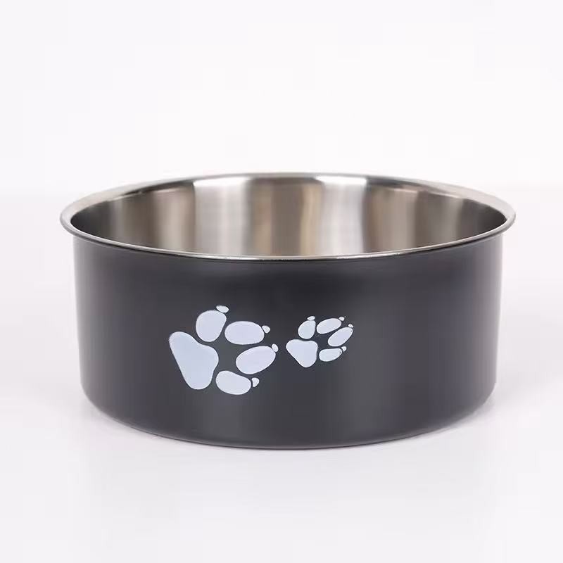 Stainless Steel Pet Bowl (S-XL), Non-Slip, 10" x 7", 3 lbs