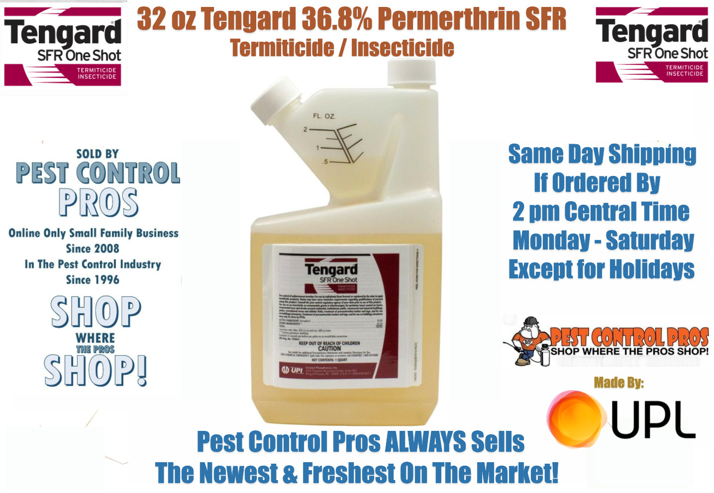 Permethrin Roach & Flea Insecticide 32 oz