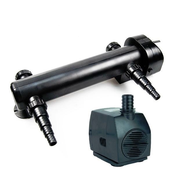 Fish Pond Waterfall Fountain UV Clarifier Sterilizer | 530 G...