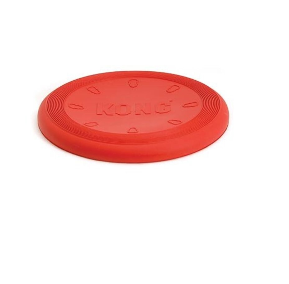 Kong Flyer Dog Frisbee - Large 9.5" Flexible Natural Rubber...
