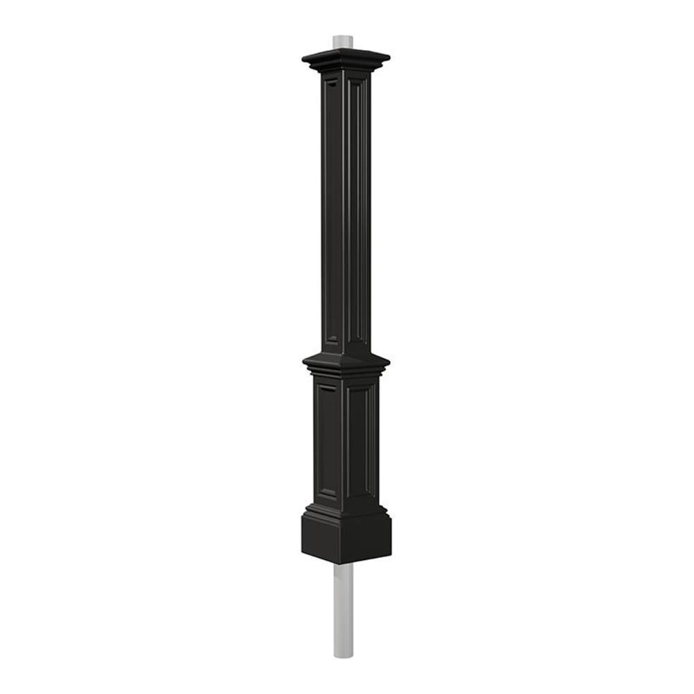Mayne Signature Traditional Black Lamp Post Mount
