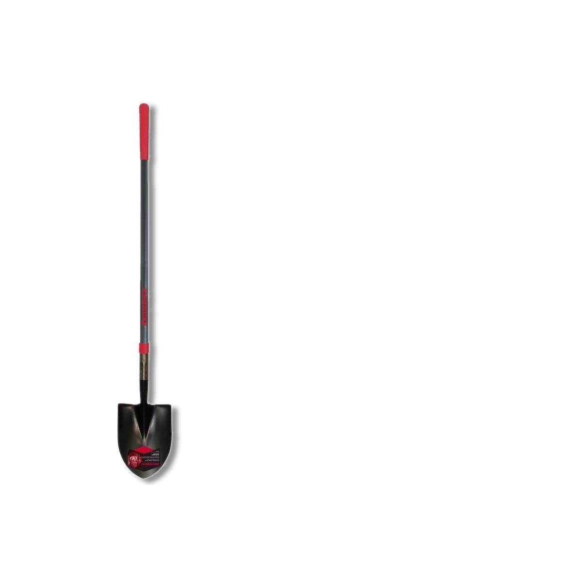 Razor-Back Steel Round Digging Shovel with Fiberglass Handle