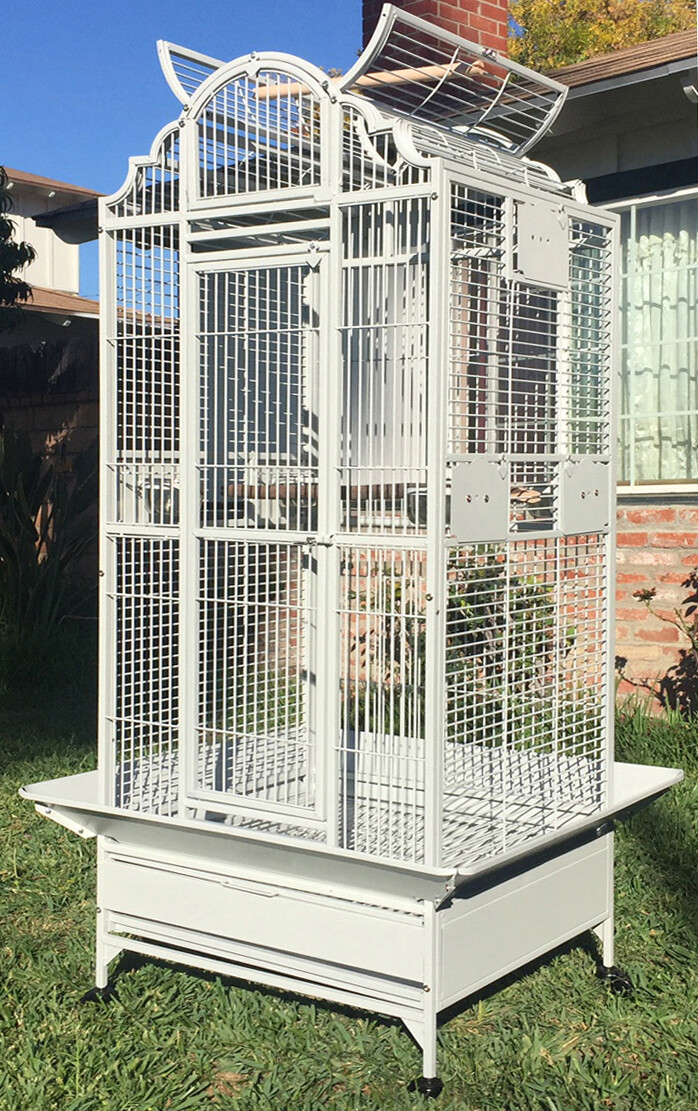 Bird Parrot Play Top Cage - Cockatiel Macaw Conure Aviary Fi...