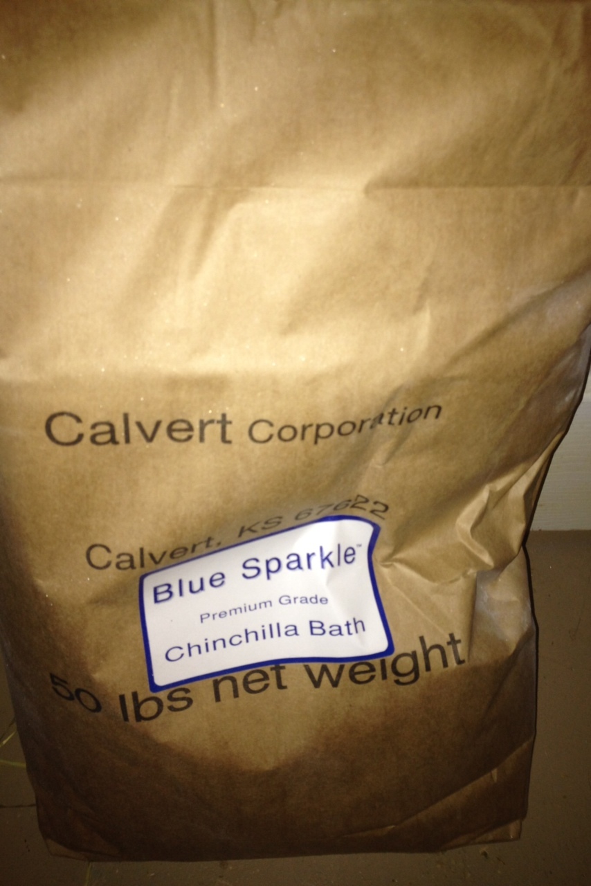 Blue Sparkle Chinchilla Dust Bath - 15 lbs
