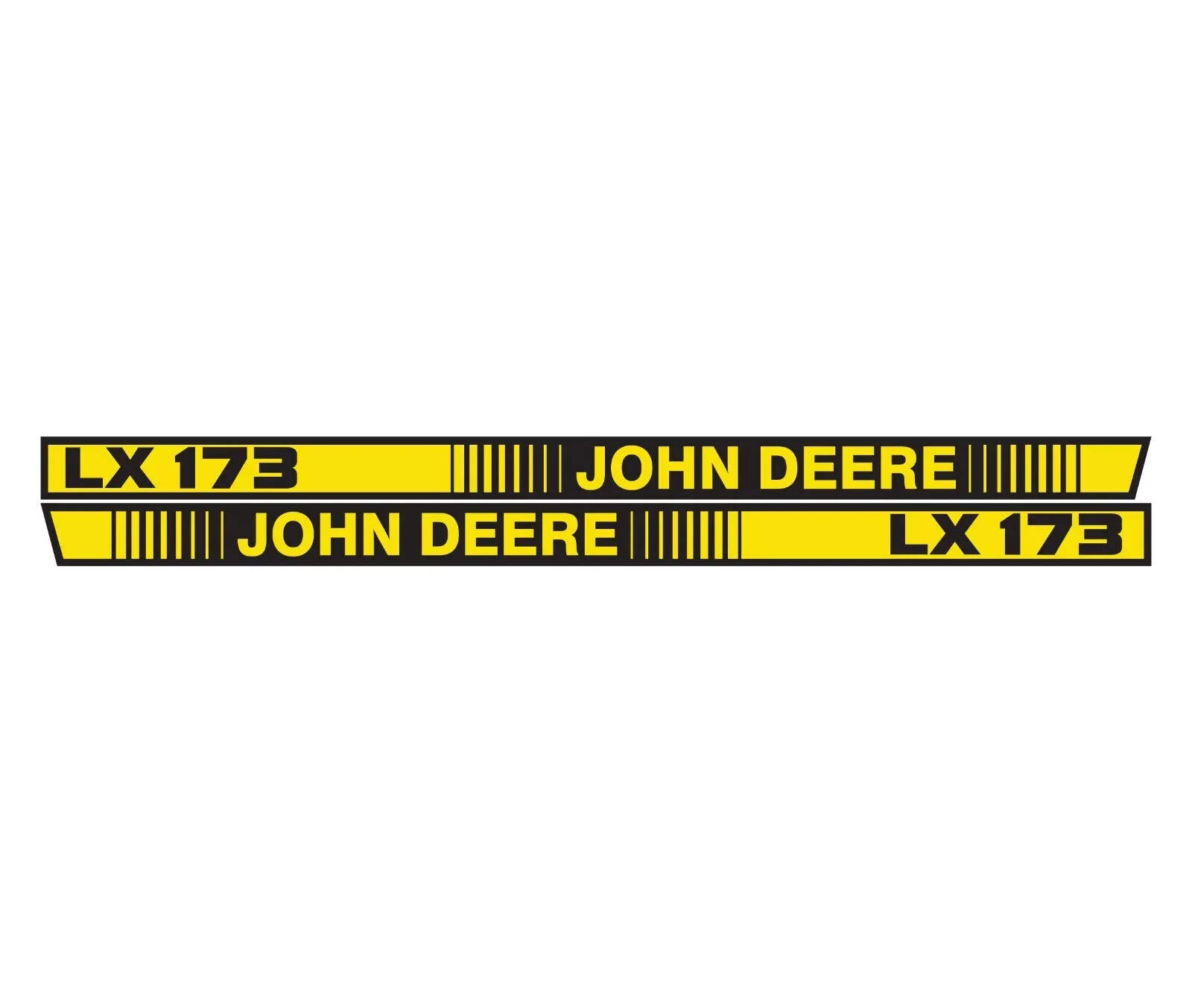 John Deere LX173 Hood Trim Decal Set