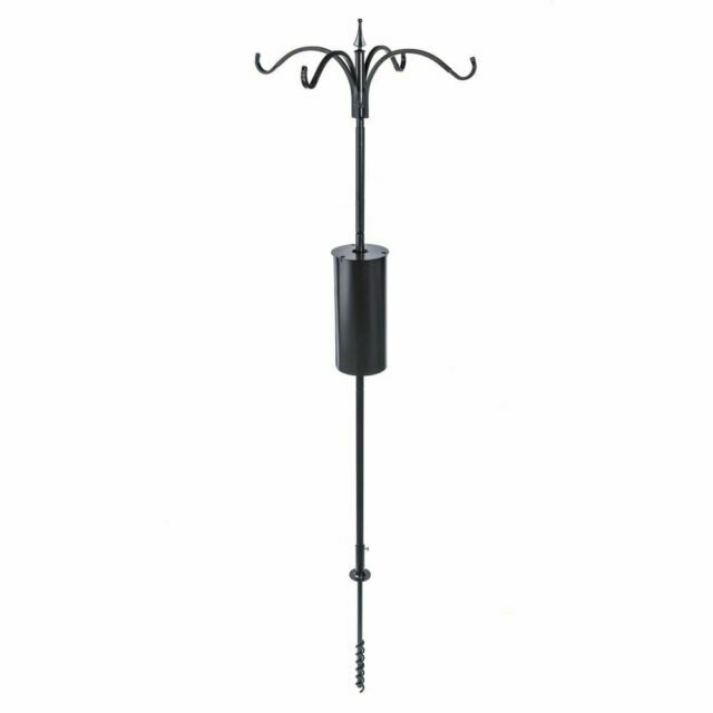 Erva Squirrel Proof Super Tall Quad Bird Feeder Decorative P...