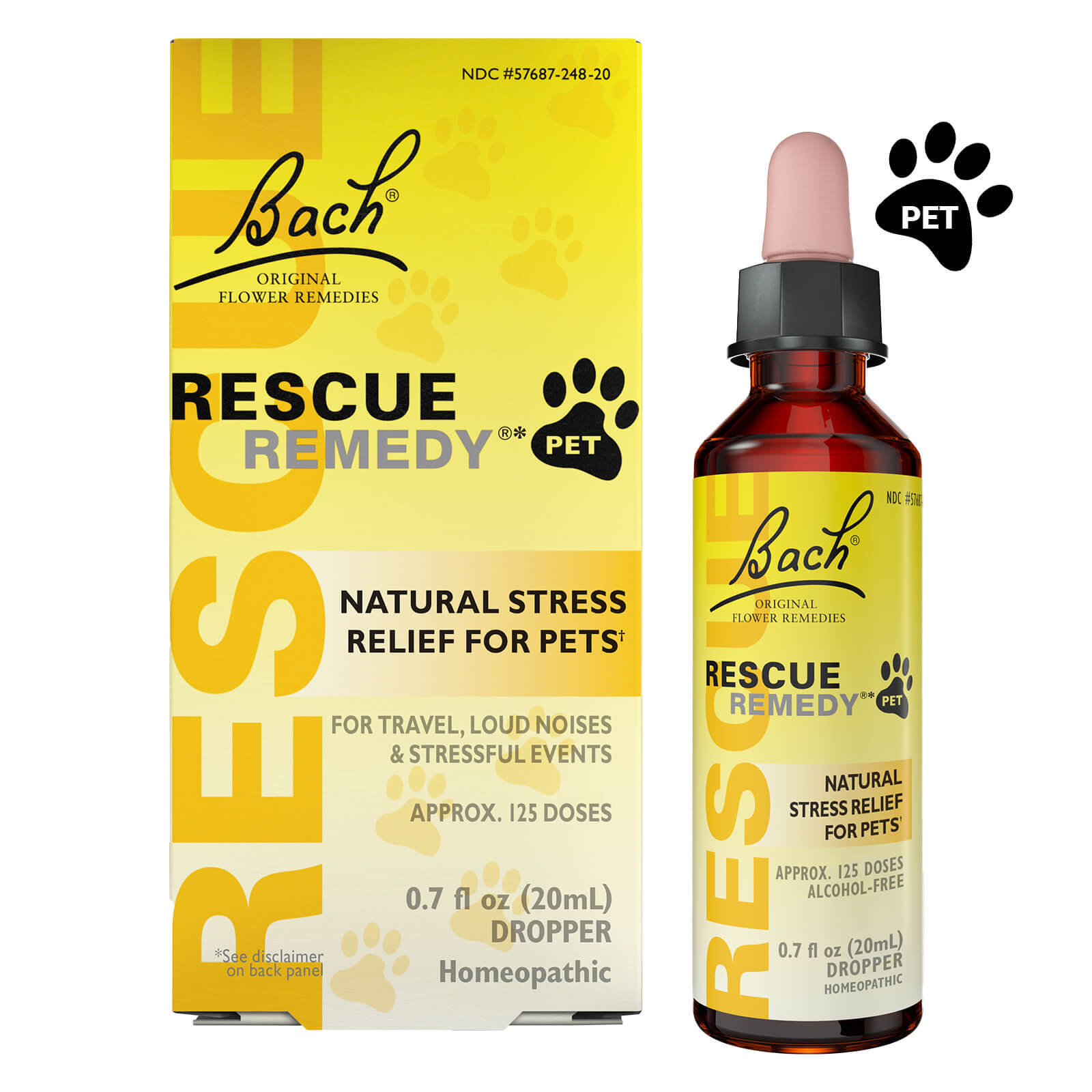 Bach Rescue Remedy Natural Stress Relief Dropper 20ml