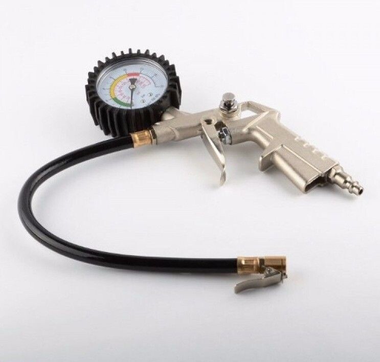 Auto Air Tire Inflator with Dial Gauge Bike Compressor Autom...